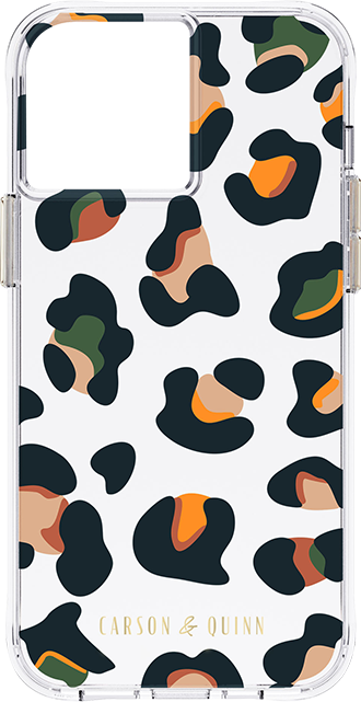 Carson & Quinn Painted Leopard Case - iPhone 13 Pro Max/12 Pro Max - Multi